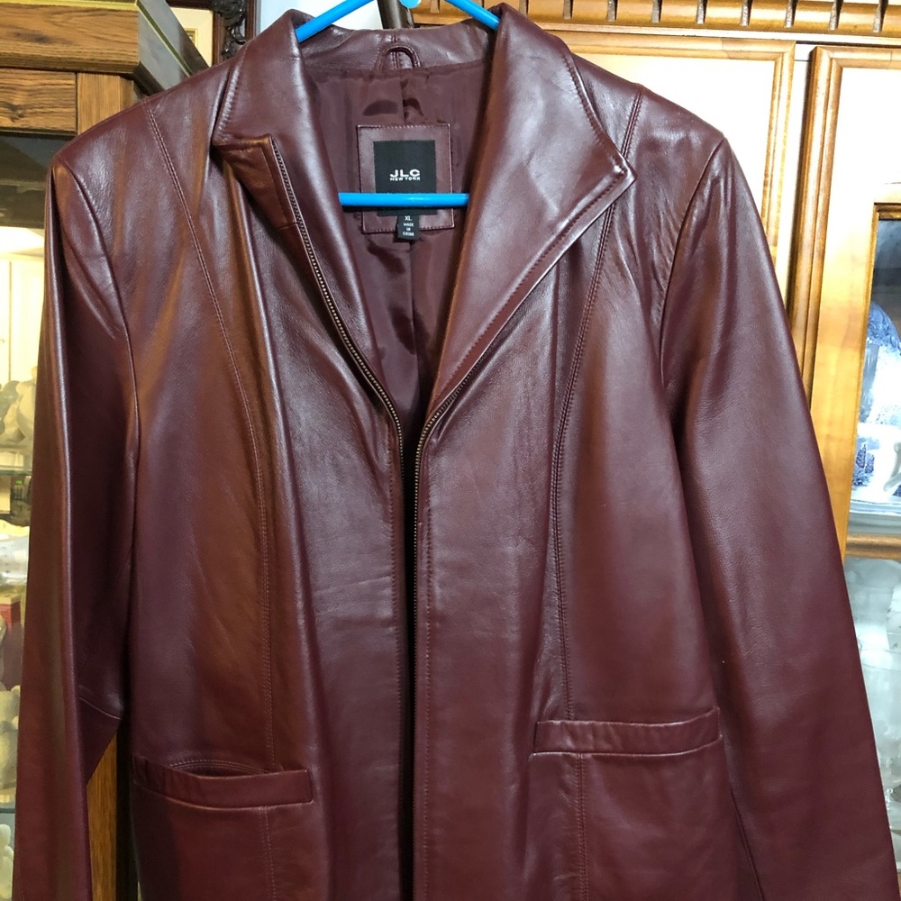 Nwot JLC New York soft leather coat xl